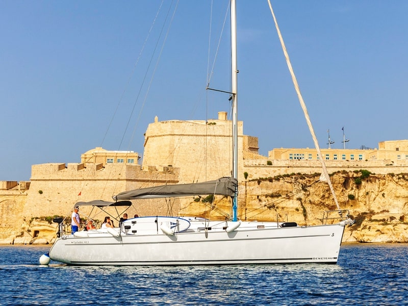 Beneteau Cyclades 43.3 Customers on Malta Charter, Skippered Boat Rental